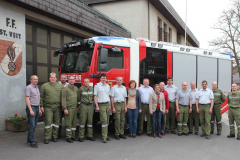 Empfang des neues Löschfahrzeuges LF-A