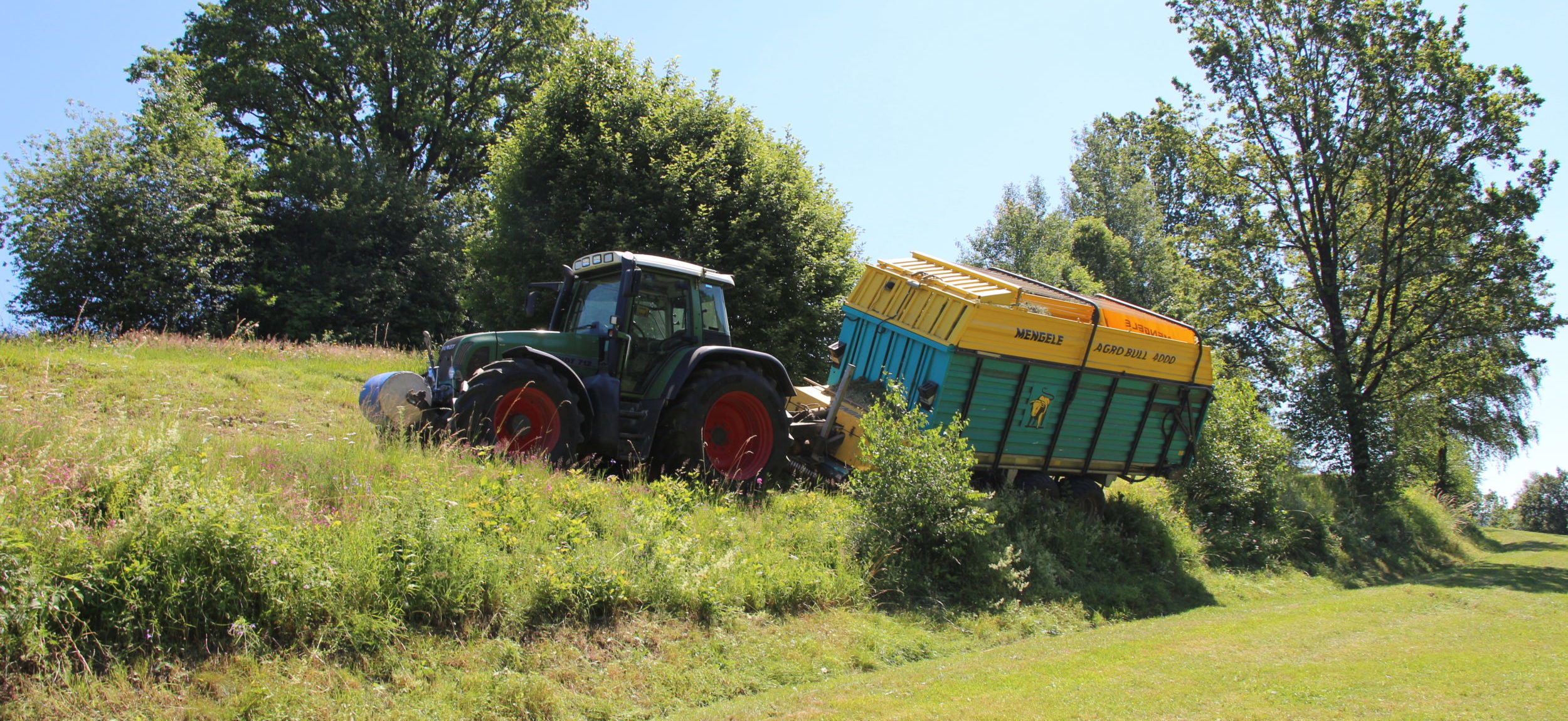 Traktorbergung – Ladewagen
