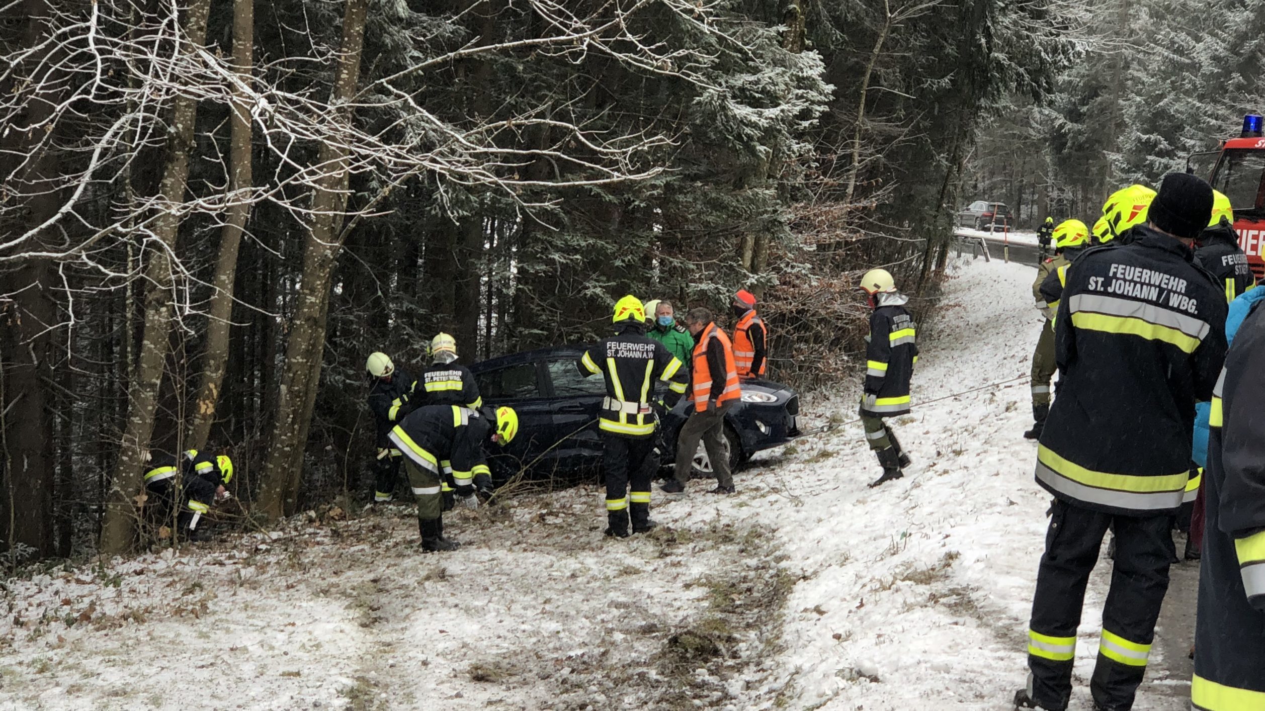 Verkehrsunfall St. Johann am Wimberg
