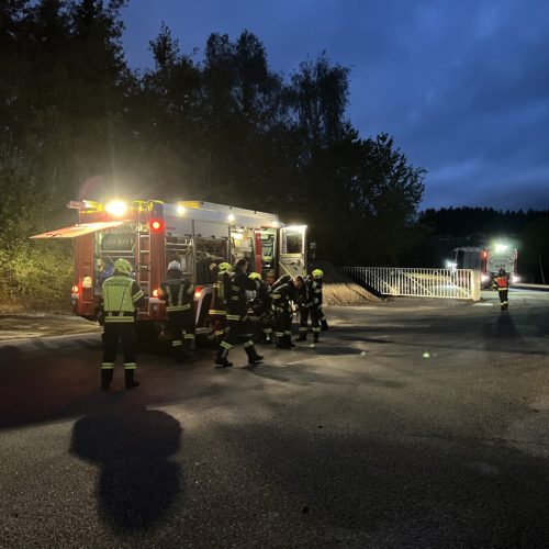 Monatsübung Oktober – Gebäudebrand mit Personenrettung